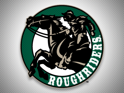 Cedar Rapids RoughRiders Vintage Circle Logo cedar hockey identity logo rapids roughriders sports team vintage