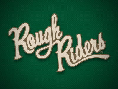 Cedar Rapids RoughRiders Vintage Script