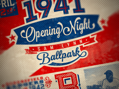 1940s Poster for Bakersfield Blaze bakersfield baseball blaze design poster sports