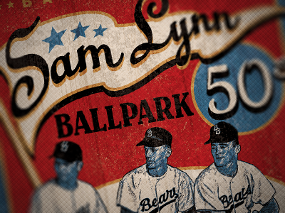 1950s Poster for Bakersfield Blaze bakersfield baseball blaze design poster sports