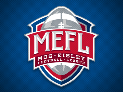 Mos-Eisley Football League Logo cantina football gungan identity logo mark moseisley sports star wars word