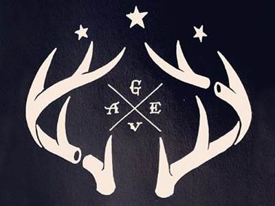 White Antlers Design