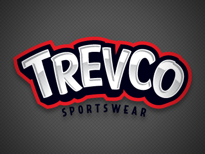 Trevco Sportswear Logo apparel design identity logo shirt sportswear tee trevco vector