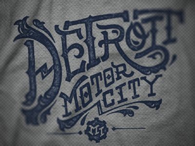 Detroit T-Shirt Design apparel detroit drawn hand michigan shirt tee tshirt type typograph