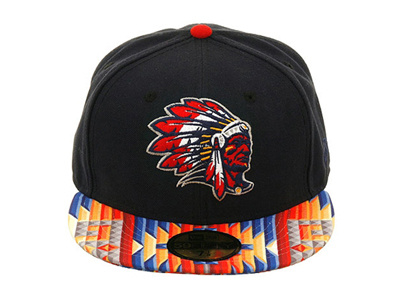 Chief Cap baseball cap chief design embroidery identity indian logo