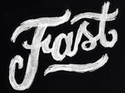 Fast apparel design fashion fast lettering script type typography