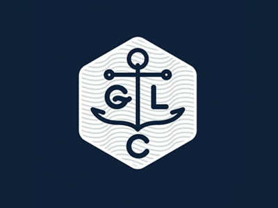 Great Lakes Cleaners Icon anchor brand company design identity logo proud vector