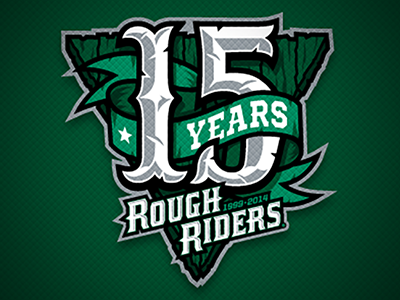 15 Years Roughriders Logo