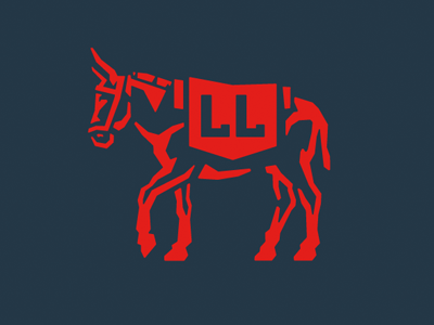 Load Lugger Donkey brand colt company design donkey identity logo strong vector
