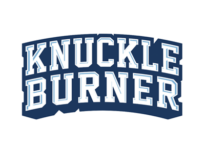 Knuckle Burner Wordmark brand design fire identity illustration logo phoenix sports vector