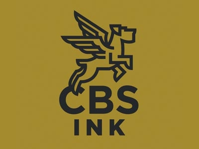 Cbs Ink Flying Schnauzer brand design dog identity illustration logo schnauzer sport vector wing