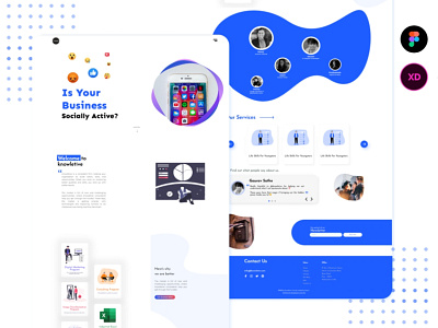 Landing Page For Digital Marketing Agency landing page landing page design landing page ui single page ui website