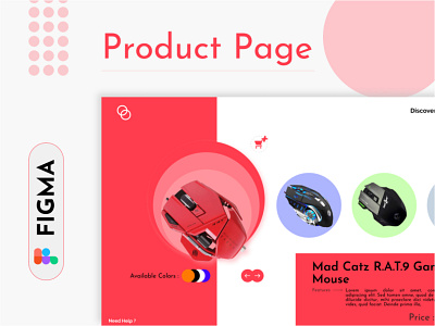 Product Page branding product design product page ui website