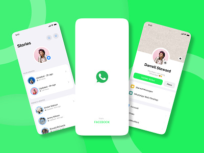 WhatsApp Redesign Concept app facebook ui uiux whatsapp whatsapp redesign whatsapp ui
