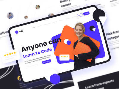 E-Learning Landing Page