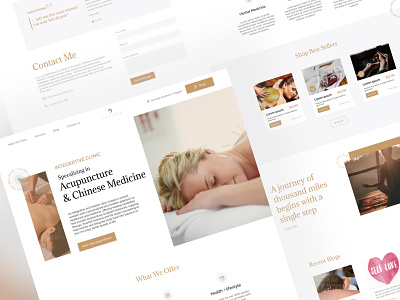 LaLuna - SPA & Beauty Website Landing Page