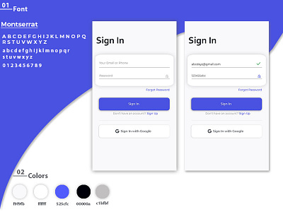 Sign In Ui Design concept