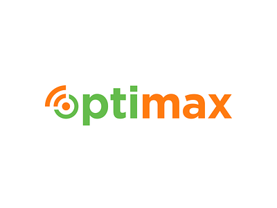 Logo Design For Optimax isp creative logo isp logo isp minimal logo wifi logo