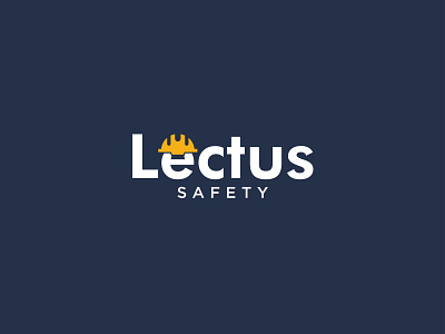 Lectus safety logo design industrial safety logo logo design minimalist logo