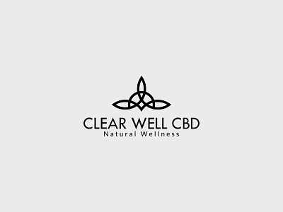 Clear well CBD Logo Design branding cbd logo creative logo design logodesign