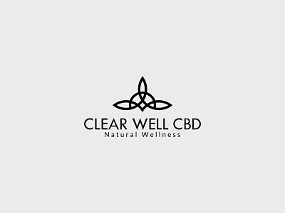 Clear well CBD Logo Design