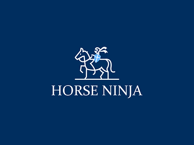 Logo Design; Horse Ninja design horse horse logo identity logo mark symbol