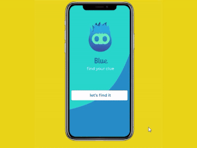 Blue App design concept animation app branding design flat illustration illustrator logo ui ux vector website