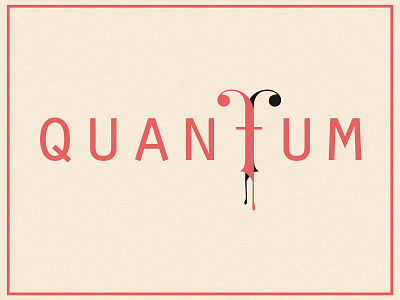 Logo concept Quantum branding icon illustration logo vector