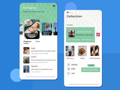Lifestyle mobile app app design minimal type ui web website