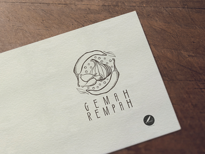 Gemah rempah logo band chicken food illustration logo spices vector