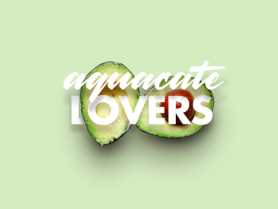 Aguacate Lovers aguacate caracas handtype lettering type typography venezuela