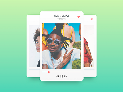 Minimal music player appdesign design music player ui