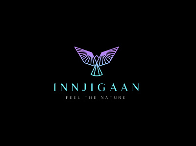 Innjigaan Logo art branding design icon logo minimal vector web