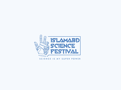 Isl Sci Fest Logo branding logo minimal ux