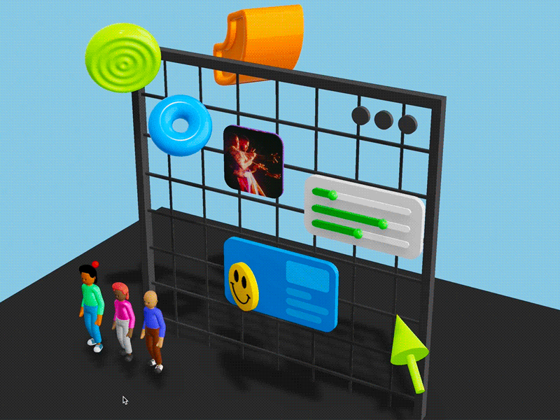 Interactive 3D concept w/ Bezel