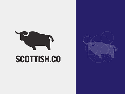 Bison logo animal logo branding design grid icon ideia illustrator logo minimal vector