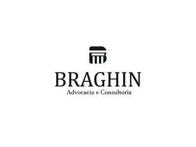 BRAGHIN branding design icon ideia illustrator law logo minimal vector