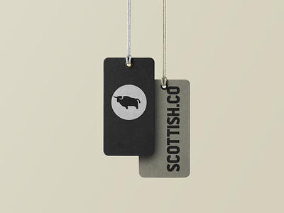 SCOTTISH CO tag animal logo branding design icon ideia illustration illustrator logo minimal vector