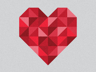 What could be safer than love? heart illustration love triangles!