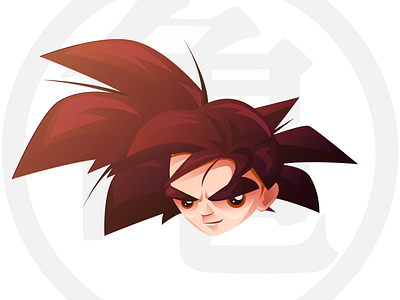 Dragon Ball Z - Goku anime dragonball dragonballz goku hanji illustration illustrator india japan manga punjabi vector