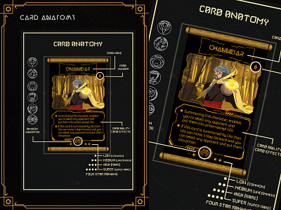 GAME CARD anatomy board game branding card cards character characters design enviroment games illustration illustrator kingdom vector worrior