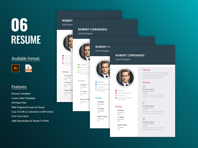 Corporate Resume Design