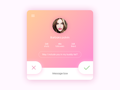 Messagebox by Matt Ma on Dribbble