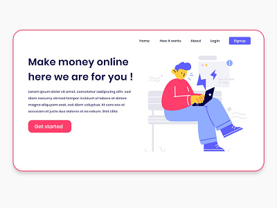 landing page