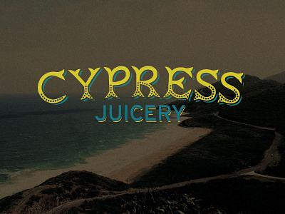 Cypress Juicery get it holler identity juice juicelyfe logo sf work in progress