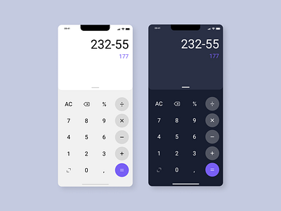 Daily UI Challenge 004 — Calculator 004 dailyui ui