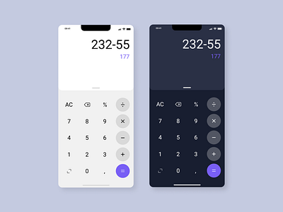 Daily UI Challenge 004 — Calculator