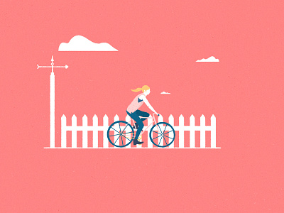 La otra esquela. Bike 2danimation design illustration motion