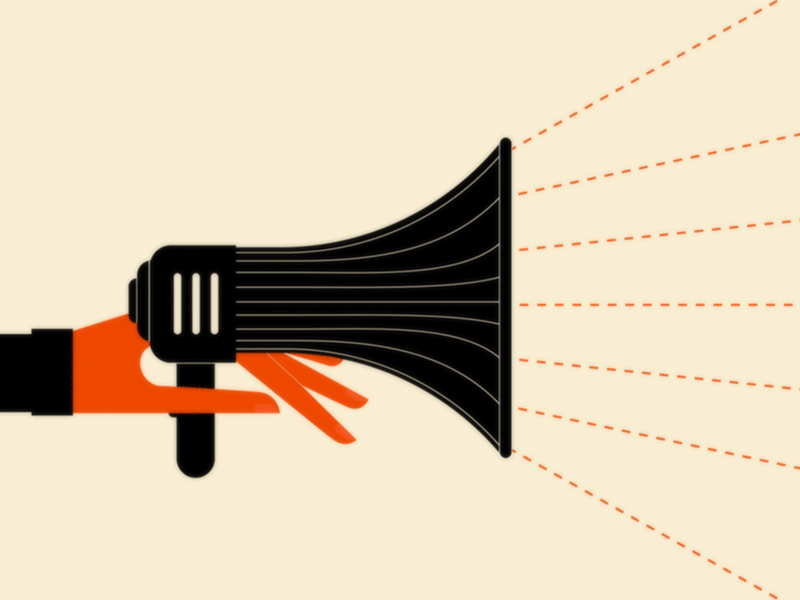 Beatnosys. Megaphone 2danimation art direction design illustration