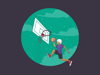 Basketball illustration vector